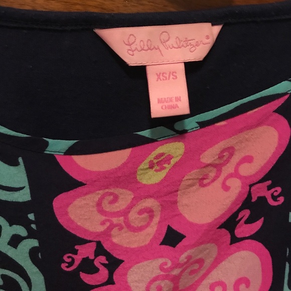 lilly pulitzer fountain hopping Marion Top - Picture 4 of 7